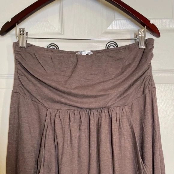 Velvet Brown strapless beach dress size large - Picture 3 of 5